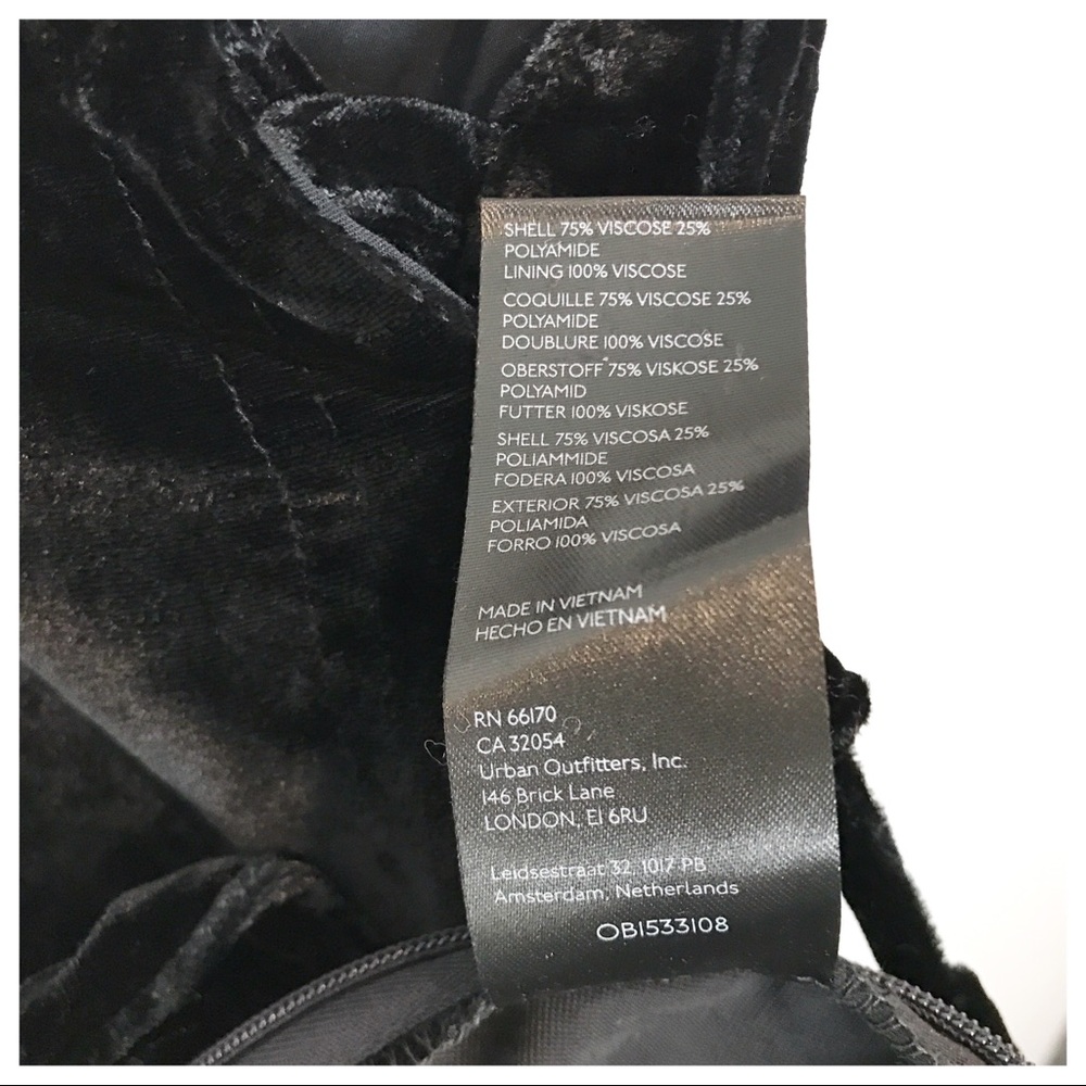 Free People Black Velvet Strappy Back Jumpsuit - Picture 12 of 13